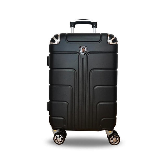 Maleta Rígida Escudo Mano Carry On Viaje Cabina 20 In Negro Zona B Escudo 20
