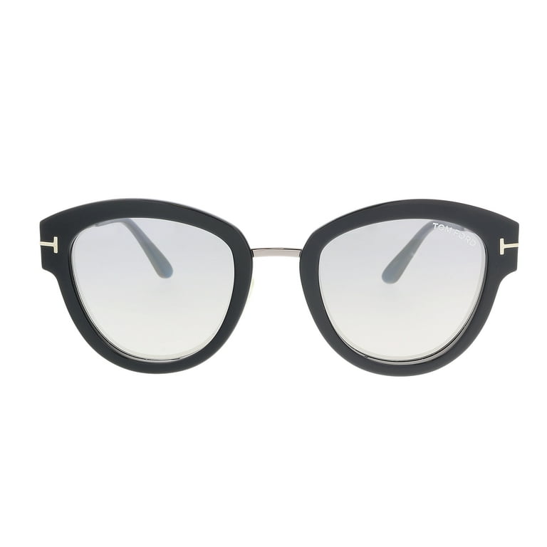 Sunglasses Tom Ford FT 0574 Mia 02 14C Shiny Black Light Ruthenium Gradient S