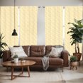 thumbnail image 2 of Ambesonne Abstract Window Curtains, Pastel Paisley Pattern Art, Each 28" W x 84" L, Pale Peach Orange, 2 of 5