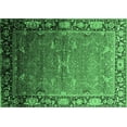 thumbnail image 1 of Ahgly Company Indoor Rectangle Oriental Emerald Green Industrial Area Rugs, 6' x 9', 1 of 4