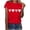 Red 1, variant on BLVB Valentine Day Shirts for Women Crewneck Love Heart Girlfriend Valentines Gift Tshirt Graphic Short Sleeve Tee Tops