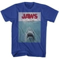 thumbnail image 1 of Jaws Poster Royal Adult T-Shirt, 1 of 1