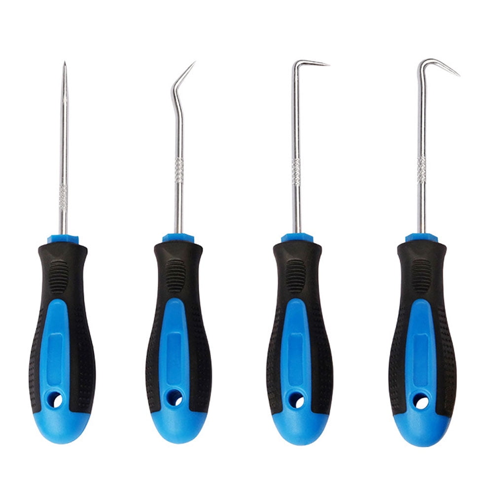 WUEGKOL Lot De 4 Outils De Crochetage Automobile Pour Enlever Les Joints D' Huile Et Les Joints Toriques