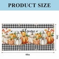 thumbnail image 3 of Pumpkins Thanksgiving Fluorescent Light Covers, Fall Black White Plaid Farmhouse Pumpkin Magnetic Light Covers for Ceiling Lights, Fluorescent Ceiling Shade for Classroom Bedroom Office 4x2Ft x 4PCS, 3 of 8