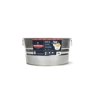Behrens 2GS 15 Gallon Round Galvanized Steel Tub