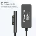 thumbnail image 2 of Adaptador de cargador de energía Hugtrwg Para Microsoft Surface Pro X 9 8 7 6 5 4 3 65W, 2 of 7