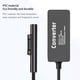 thumbnail image 2 of Adaptador de Cargador de Energía Ehuebsd Para Microsoft Surface Pro X 9 8 7 6 5 4 3 PD Tipo C 65W, 2 of 4
