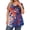 Blue-B-20324aa, variant on L-5XL Womens Plus Size Tops Stars Stripes Womens 250 Years USA Anniversary Hide Belly Pleated Tunic Tops for Women Deep Red XL