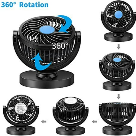 PVCS Fans Wind Car USB Fan Car Air Conditioner Low Noise Mini Fan for