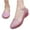 Hot Pink, variant on Womens Fashion Jelly Sandals Casual Hollow Out Slip On Jelly Ballet Flats Summer Beach Shoes