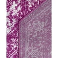 thumbnail image 6 of Unique Loom Richmond Collection Area Rug - Medallion (5' Octagon Purple/Ivory), 6 of 6