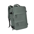thumbnail image 3 of Mochila de viaje ligera para portátil, ideal para viajes de camping y mochileros. ejercito verde, 3 of 9