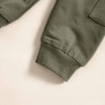 thumbnail image 6 of Wxirdiow Boys Clothes Boys Clothes Long Sleeve Hooded Pullover Colorblock Sweatshirt + Pants 2pcs Fall Winter Outfit Set Grey Size,2-3 Years, 6 of 9