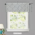 thumbnail image 3 of DriftAway  Briony Linen Blend Blackout Valance 52" Width X 18" Length - Navy, 3 of 8