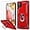 Red, variant on for Galaxy A42 5G Case with Screen Protector, Grade Shockproof Cover Pass 16ft Drop Test Protective Phone Case with Kickstand Car Holder for Samsung Galaxy A42 5G Gold