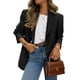 thumbnail image 1 of Blazer PRETTYGARDEN 2025 para mujer, casual, de negocios, color negro, 1 of 6