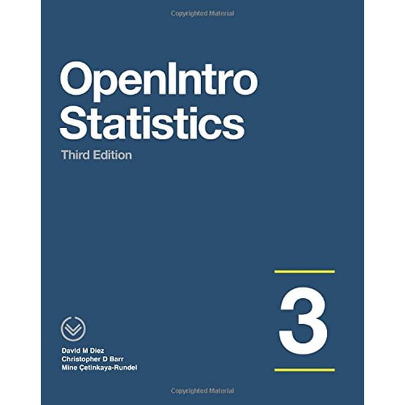 Pre-Owned OpenIntro Statistics: Third Edition (Paperback) 194345003X 9781943450039