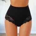 thumbnail image 3 of Gibobby Pantalones informales para mujer que moldean el vientre, bragas encaje tamaño, Panty ajustadas, pantalones belleza para el vientre, Tanga Sexy para apretar el cuerpo （Negro， XL), 3 of 5