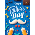 thumbnail image 4 of Decorative Design Happy Father's Day Banner Beer Mug Design Tool Theme for Father's Day Party Celebration Event Decoration, 4 of 8
