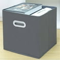 thumbnail image 2 of Xoxingysm Fabric Cube Storage Bins,Storage Basket with Handles,Storage Foldable Cube Organizer Fabric Drawer Set Of Beige, 2 of 9