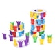 thumbnail image 3 of Juego De Apilamiento De Bloques De Equilibrio, Fácil De Desmontar Juego De Torre De Coordinación Ojo-mano Pingüinos Resistentes Al Desgaste Para Fiestas Para Regalar, 3 of 7