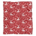 thumbnail image 5 of Christmas Blanket Santa Claus Deer Flannel Throw Blanket Soft Plush Snowman Blanket for Couch Sofa Bed Merry Christmas Home Decor 50x60”, 5 of 5