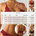 thumbnail image 3 of CHUMUD Women's Sexy Lace Bralette Anti-Slip Thin Strap Low Back Push-Up Bra for Everyday Wear, 3 of 7