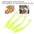 thumbnail image 4 of 50PCS 5cm Soft Plastic Fishing Lures T tail Grub Worm Baits Fish Tackle Accessory Yellow, 4 of 9
