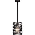 thumbnail image 2 of Volume Lighting  1-Light Indoor Antique Bronze Mini Cylinder Pendant - Antique Bronze, 2 of 2