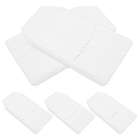HAMPPLIES Back to School 5pcs Pocket Protector Nurse Clear Pocket Protector PVC Multi Color for Professional Use