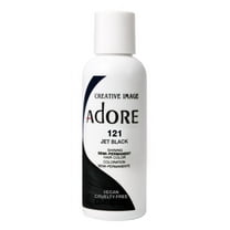 Adore Semi-Permanent Haircolor #121 Jet Black 4oz (Pack of 2)