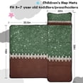 thumbnail image 5 of Green and Brown Football Stitch Pattern Toddler Nap Mats for Kids Preschool,Sleeping Mat Bag or Kids,Toddler Sleeping Bag,Toddler Nap Mat or Daycare, 5 of 6