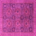 thumbnail image 1 of Ahgly Company Indoor Square Oriental Pink Modern Area Rugs, 4' Square, 1 of 4