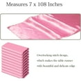thumbnail image 3 of 50 Pink Chair Sashes Satin Chair Bows for Wedding Birthday Party Fiesta Decor - 7x108 Inches Chairs Ribbons Ties Fitted Banquet Folding Chairs Decorations, 3 of 13