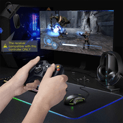 Wireless Game Controller for Xbox 360/Android/PS3/PC, Gamepad with 2.4G Connection Adapter -Black