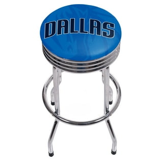 NHL Chrome Bar Stool with Swivel - Dallas Stars