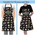 thumbnail image 6 of Japanese Apron With Pockets Japan Travel Gifts for Japan Lovers Japanese Housewarming Gift Japan Souvenir Gifts Kitchen Apron, 6 of 7