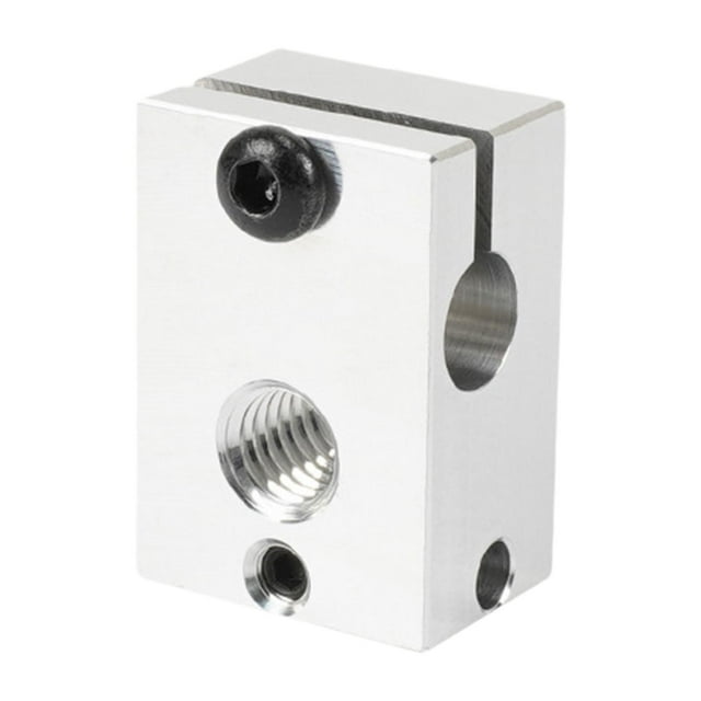 Bloque de calentador Bloque de calefacción para PT100 V6 PT100 Impresión 3D Directora Reemplazar mini Bloque de impresora 3D Part de impresora 3D Aluminio