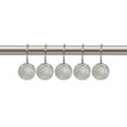 thumbnail image 6 of Utopia Alley Shower Rings Hooks, Shower Curtain Rings Hooks for Bathroom, Rust Resistant Shower Curtain Hooks Rings, Set of 12, Brushed Nickel, 6 of 10