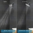 thumbnail image 7 of AuroraX Rain Shower Heads High Pressure Shower Head,Locking Waterfall Fixed Silver, 7 of 7