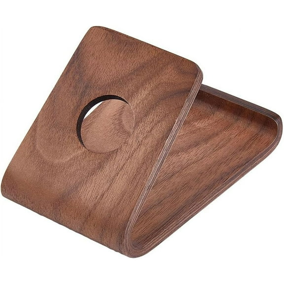 Walnut Wood Cell Phone Holder Smartphone Stand Desk Phone Mount Phone Cradle Handcrafted Wooden Phone Rest for Mobile Phone Tablet Placement