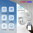 thumbnail image 4 of 1080P HD WIFI Camera Wireless Outdoor CCTV IP PTZ Smart Home Security IR Cam US, 4 of 21