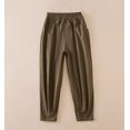thumbnail image 4 of Sngxgn Women's Wide Leg Pants With Pockets High Waist Loose Casual Trousers Business Work Casual Pants(AG,M), 4 of 4