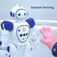 thumbnail image 5 of Robot de juguete RC, robot de control remoto con detección de gestos, programable, para bailar, ideal para niños de 3, 4, 5, 6, 7, 8 y 12 años, regalo de Navidad, color azul., 5 of 8