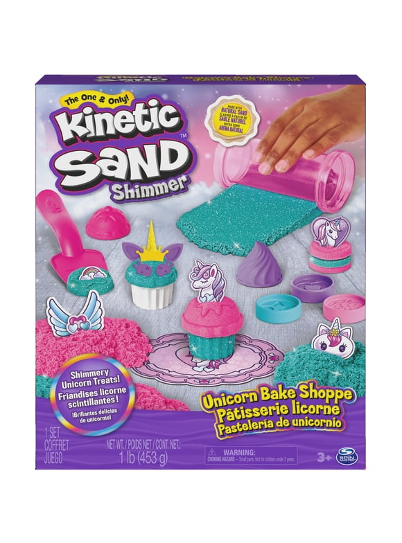 Kinetic Sand Shimmer, Unicorn Bake Shoppe Playset Kit