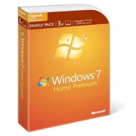 Microsoft Windows 7 Home Premium Upgrade Family Pack (Best Office For Windows 7)