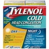 Tylenol Day/Night Cool Burst Caplets Cold Head Congestion 24 Ct