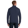 thumbnail image 5 of JERZEES Nublend Quarter-Zip Sweatshirt for Men GR - 95, Cadet Collar Long Sleeve Classic Fleece Sweatshirt, L, J. Navy 2 Pack, 5 of 5