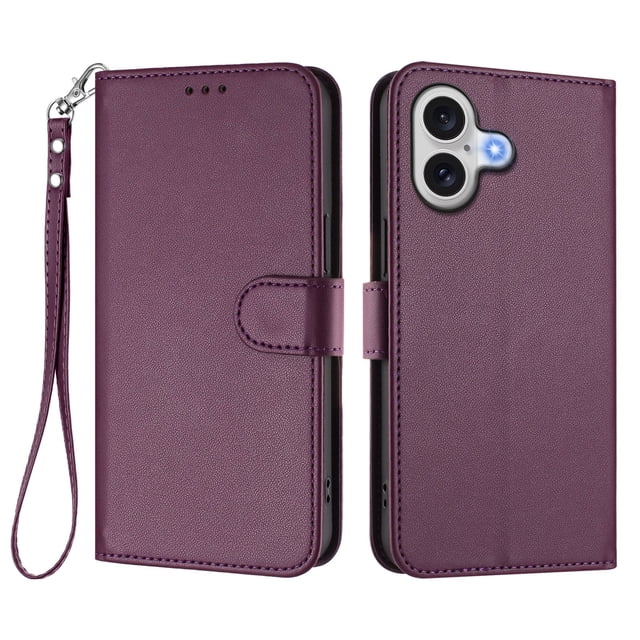 Funda Cartera GANGXUN para iPhone 17 – Cierre Magnético, Protección RFID, Correa Desmontable, Compatible con Carga Inalámbrica