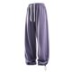 thumbnail image 1 of Pantalones cargo de senderismo para hombre: corte holgado, cintura con cordón, cinturilla elástica; pantalones deportivos informales con bolsillos utilitarios., 1 of 5